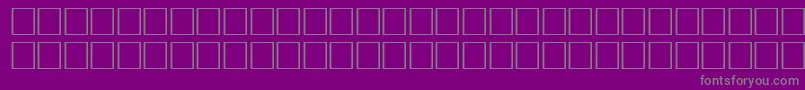 VremyafwfBoldItalic Font – Gray Fonts on Purple Background