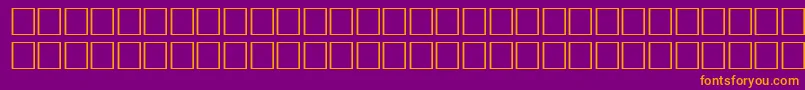 VremyafwfBoldItalic Font – Orange Fonts on Purple Background