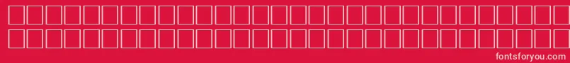 VremyafwfBoldItalic Font – Pink Fonts on Red Background