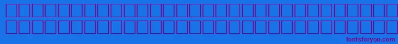 VremyafwfBoldItalic Font – Purple Fonts on Blue Background