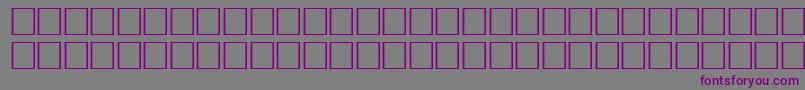 Шрифт VremyafwfBoldItalic – фиолетовые шрифты на сером фоне