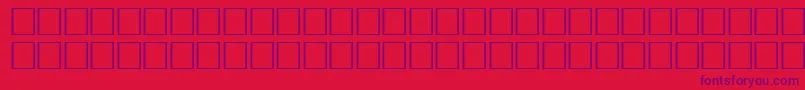 VremyafwfBoldItalic Font – Purple Fonts on Red Background