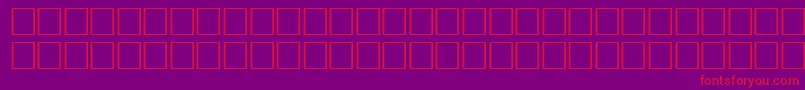 VremyafwfBoldItalic Font – Red Fonts on Purple Background