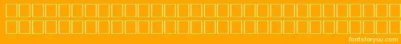 VremyafwfBoldItalic Font – Yellow Fonts on Orange Background