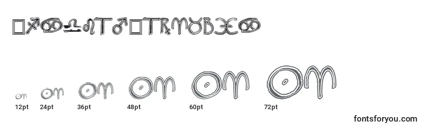 WidgetExtrabold Font Sizes