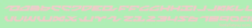 NightrunnerExpandedItalic Font – Pink Fonts on Green Background