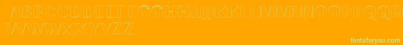 More about PassionsanspdcdAccentouter Font PassionsanspdcdAccentouter Font – Green Fonts on Orange Background