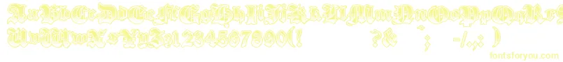 GothikSteel Font – Yellow Fonts