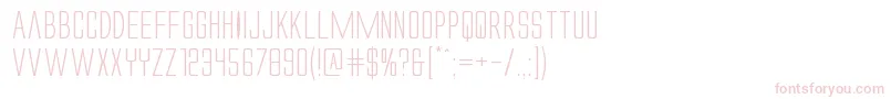 Alienleagueiiexpand Font – Pink Fonts on White Background