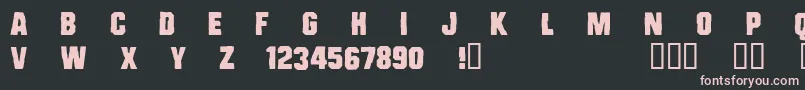CfbadcopsRegular Font – Pink Fonts on Black Background