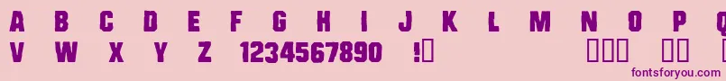 CfbadcopsRegular Font – Purple Fonts on Pink Background