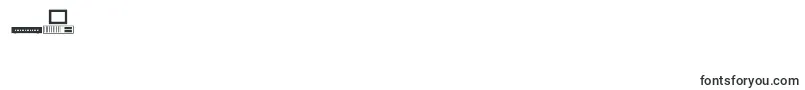 Computer Font – Fonts for Digit 4