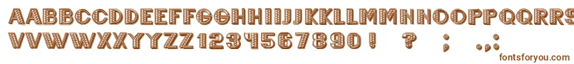 Mexicanero Font – Brown Fonts on White Background