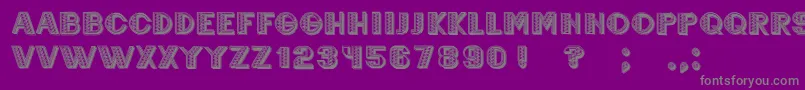 Mexicanero Font – Gray Fonts on Purple Background