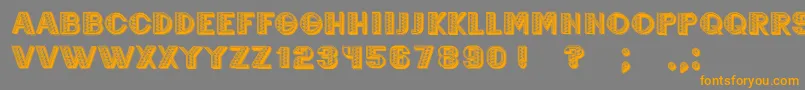 Mexicanero Font – Orange Fonts on Gray Background