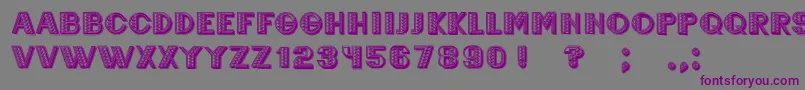 Mexicanero Font – Purple Fonts on Gray Background