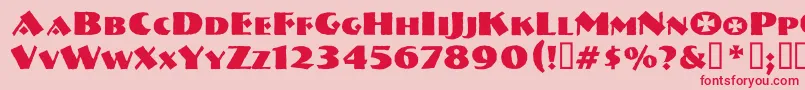 fuente Vtnervouzreichboots – Fuentes Rojas Sobre Fondo Rosa