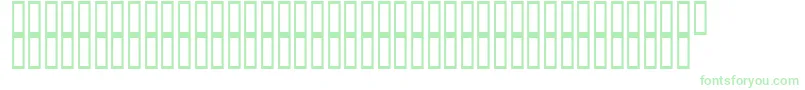 ArchieVisionBold-fontti – vihreät fontit valkoisella taustalla
