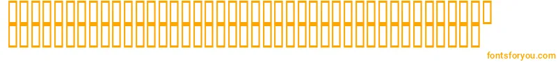 ArchieVisionBold Font – Orange Fonts on White Background