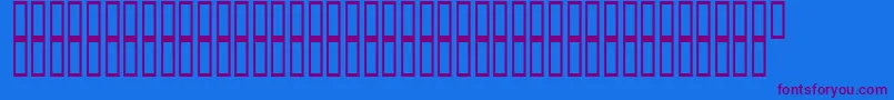 ArchieVisionBold-fontti – violetit fontit sinisellä taustalla
