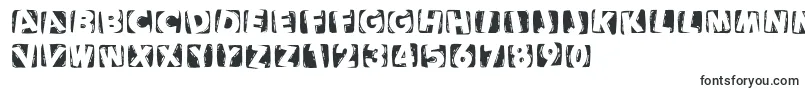 Woodcuttedcapsinvers-Schriftart – Schriftarten, die mit W beginnen