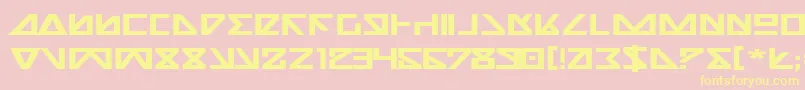 NickTurboBoldExpanded Font – Yellow Fonts on Pink Background