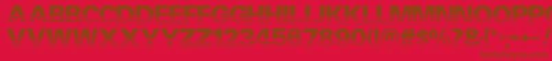 Lisätietoja Ventilate-fontista Ventilate-fontti – ruskeat fontit punaisella taustalla