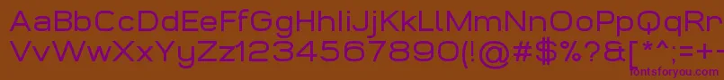 WidolteRegularDemo Font – Purple Fonts on Brown Background