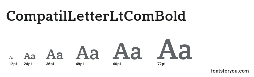 Размеры шрифта CompatilLetterLtComBold