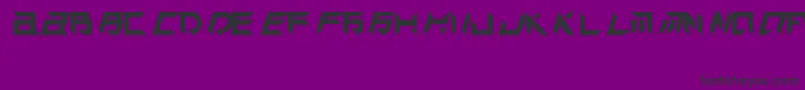 TekHedAggresive Font – Black Fonts on Purple Background
