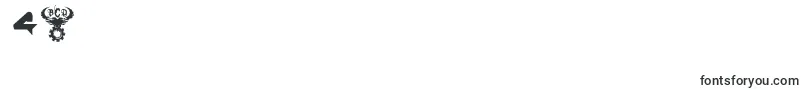 フォントTekHedAggresive – フォント数字4