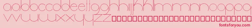 Radiance Font – Red Fonts on Pink Background