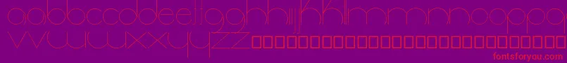 fuente Radiance – Fuentes Rojas Sobre Fondo Morado
