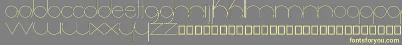 Radiance Font – Yellow Fonts on Gray Background