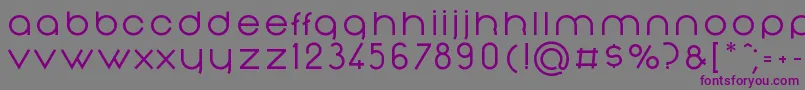 NonchalanceMedium Font – Purple Fonts on Gray Background