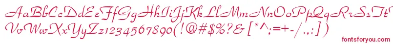 Шрифт Parka36 – красные шрифты