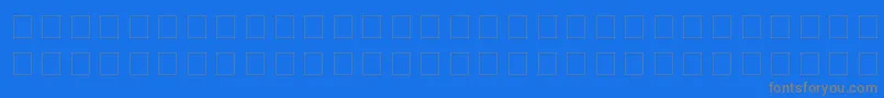 MagnaVeritas Font – Gray Fonts on Blue Background