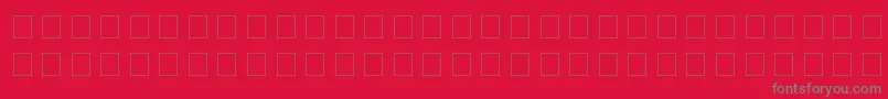 フォントMagnaVeritas – 赤い背景に灰色の文字