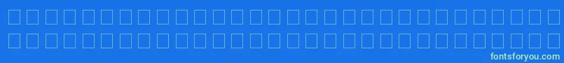MagnaVeritas Font – Green Fonts on Blue Background