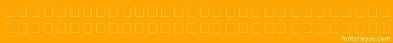 MagnaVeritas Font – Green Fonts on Orange Background