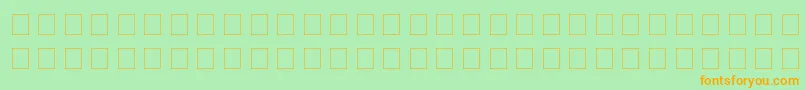 MagnaVeritas Font – Orange Fonts on Green Background