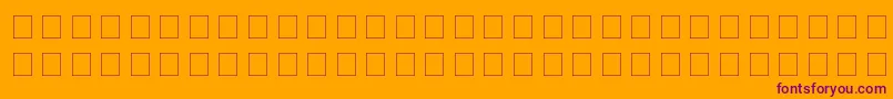 MagnaVeritas Font – Purple Fonts on Orange Background
