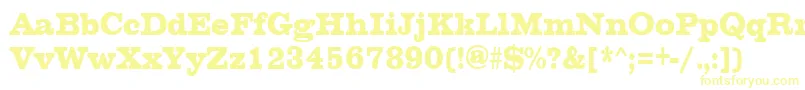 ChesterfieldcondensedRegular Font – Yellow Fonts