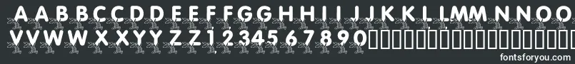 LmsPiggletsPrize Font – White Fonts on Black Background