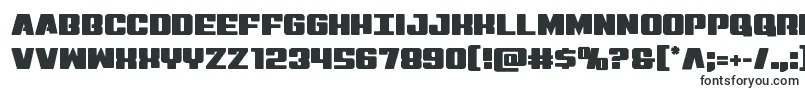 Шрифт Virginhybridstraight – плоские шрифты