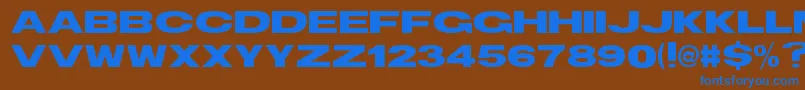 More about TsBlockBold Font TsBlockBold Font – Blue Fonts on Brown Background