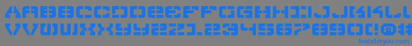 Шрифт Vypere – синие шрифты на сером фоне