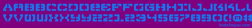 More about Vypere Font Vypere Font – Blue Fonts on Purple Background