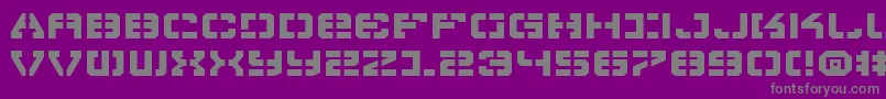 Vypere Font – Gray Fonts on Purple Background