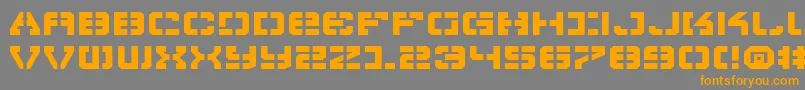 More about Vypere Font Vypere Font – Orange Fonts on Gray Background